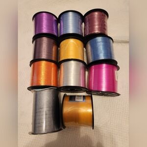 Curling Ribbon - Assorted - set of 11 rolls.